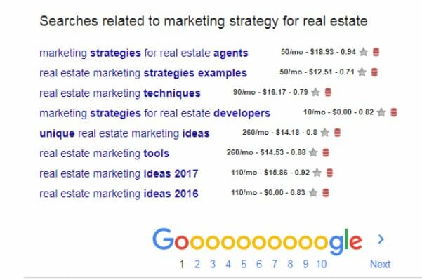 search for marketing strategies