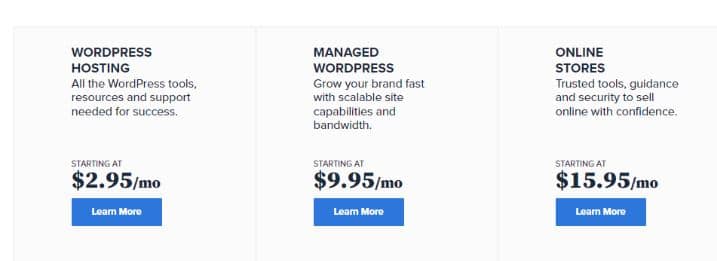 Bluehost Pricing