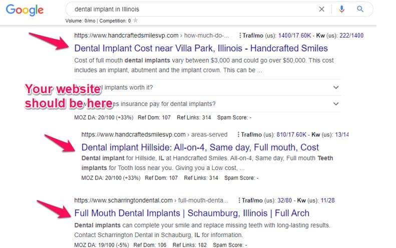 Whether it's a new patient search or a routine cleaning, dental patients