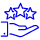 icon-hand-stars-blue | Rank Secure | Rank Secure Notability First